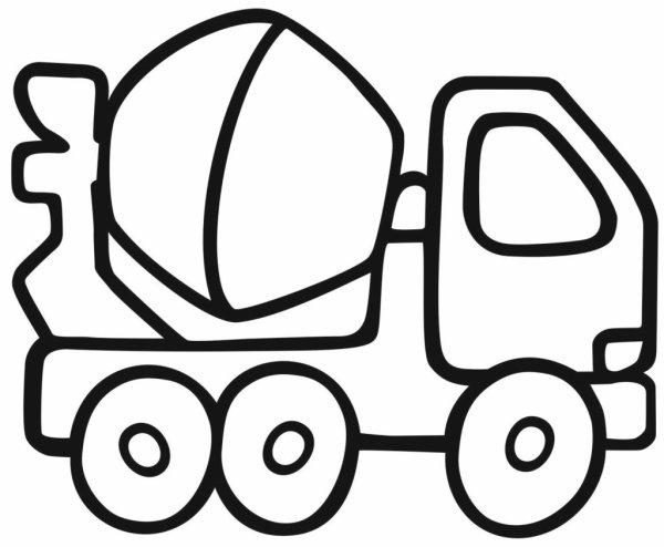 Раскраски для малышей транспорт