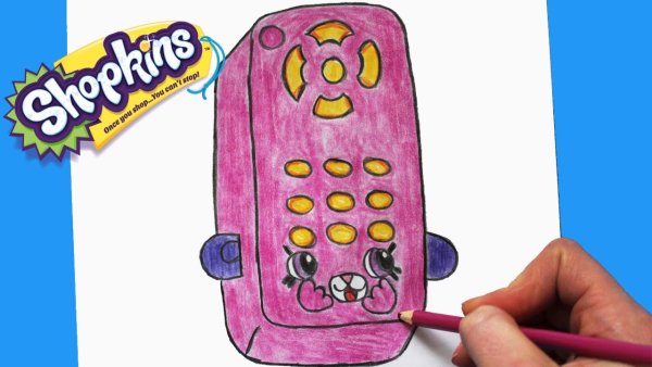 Нарисовать Шопкинс поэтапно карандашом