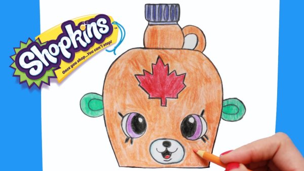 Нарисовать Шопкинс поэтапно