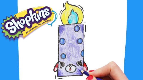 Шопкинсы рисовать поэтапно