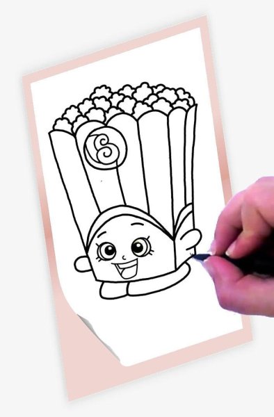 Рисунки Шопкинс карандашом для начинающих