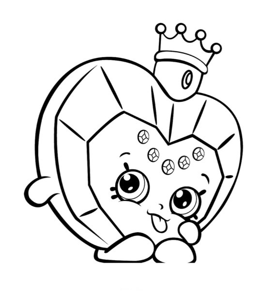 Раскраски для девочек Шопкинс