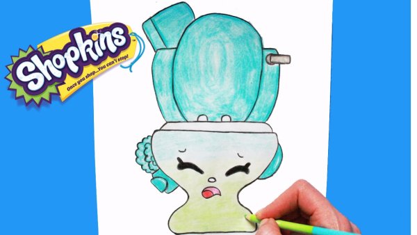 Шопкинс унитаз