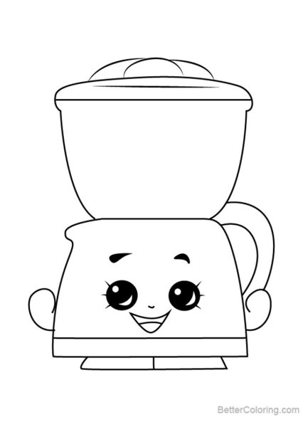 Шопкинс какао нарисованная