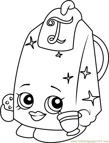 Раскраски Шопкинс новогодние