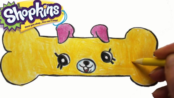 Рисунки лёгкие Шопкинс