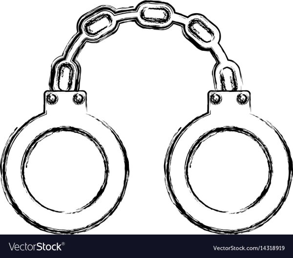 Наручники тату эскиз