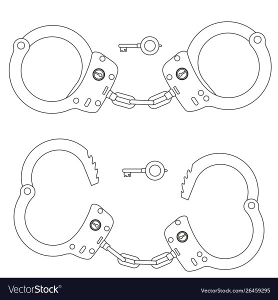 Наручники раскраска