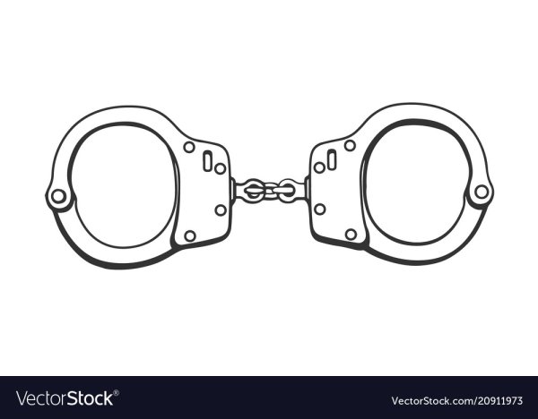 Наручники рисунок пошагово