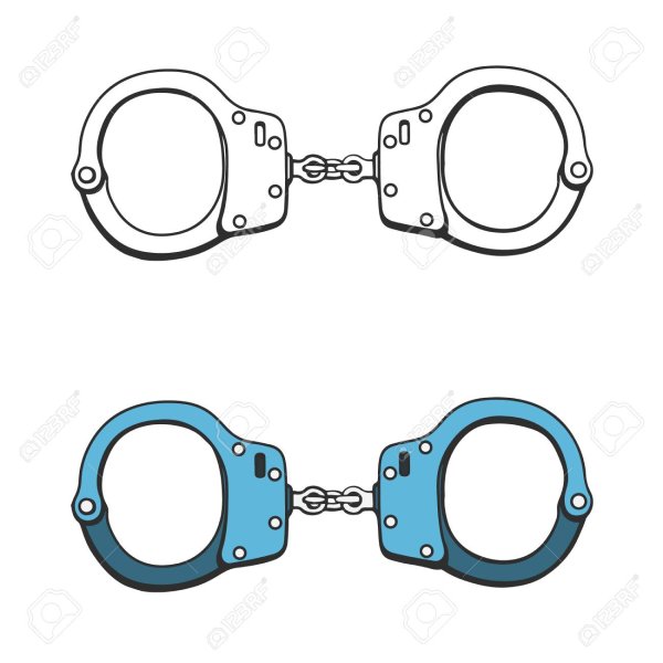 Наручники нарисованные