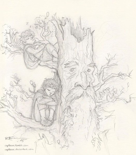 Рисунки к фильму Властелин колец