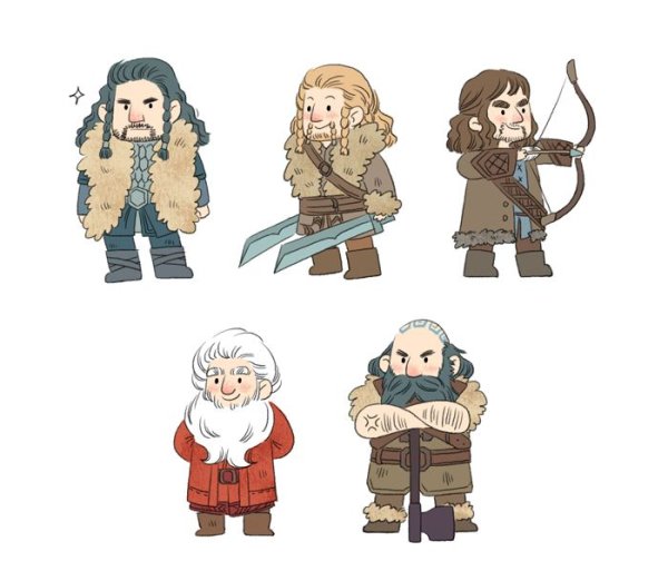 Хоббит Гномы в Чиби