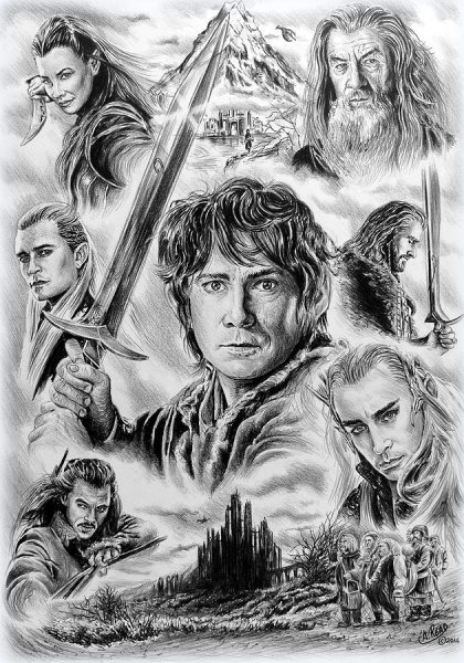 Хоббит карандашом