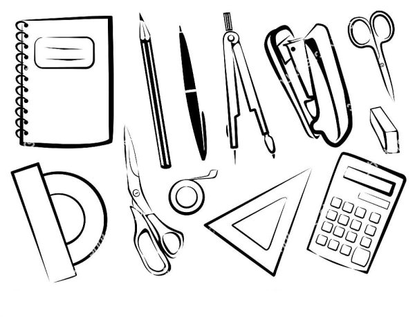 Трафарет канцелярия