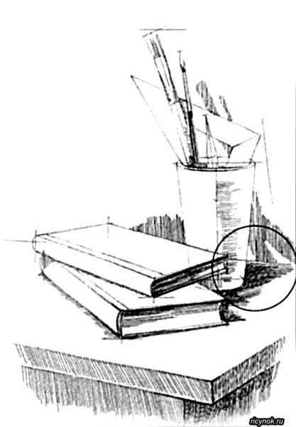 Натюрморт из школьных предметов