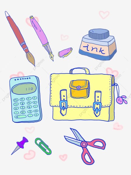 Рисунки канцелярии для срисовки