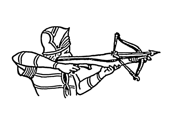 Арбалет раскраска для детей