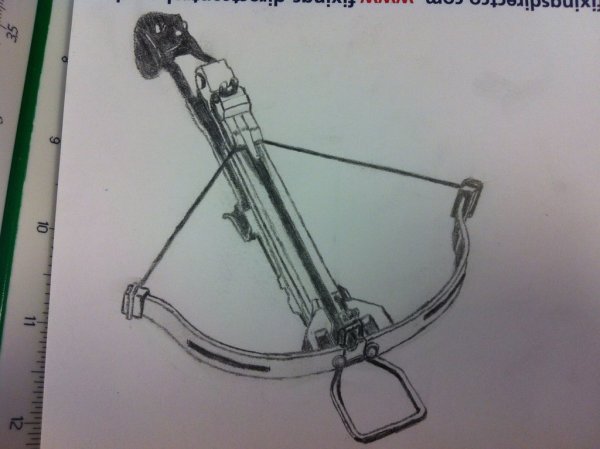Зарисовки арбалета