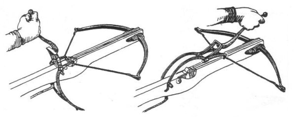 Арбалет раскраска