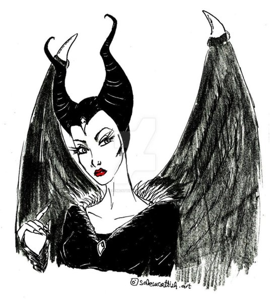 Малефисента рисунок