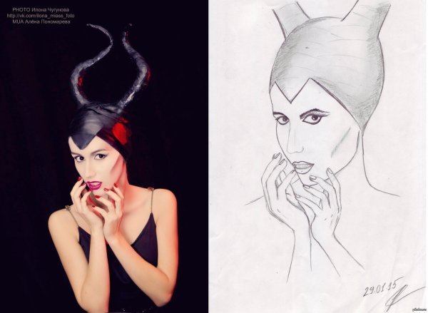 Кавайная Малефисента