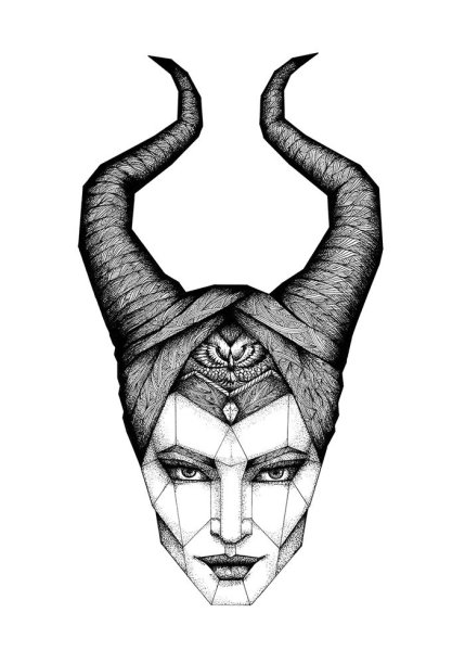 Дружеский шарж Малифисенты