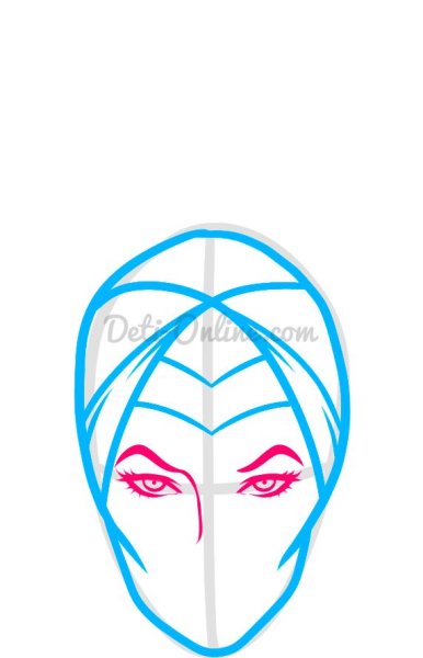 Малефисента карандашом