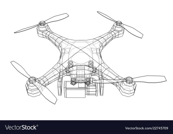 Дрон Векторная Графика