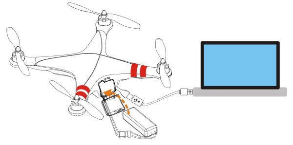 Дрон карандашом