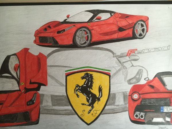 Феррари для рисования