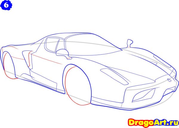 Рисунки легко самые крутые машины