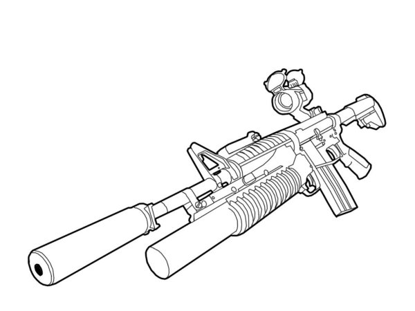 Раскраска гранатомет