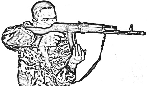 Стойка для стрельбы из автомата