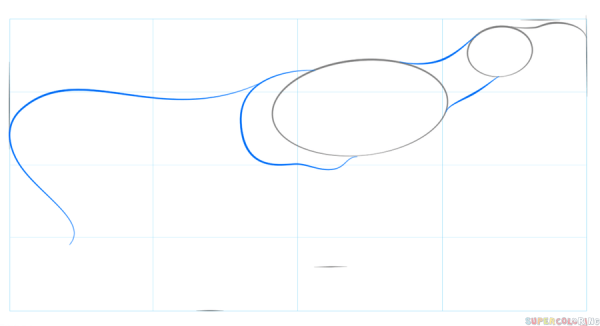 Как нарисовать Аллозавра поэтапно