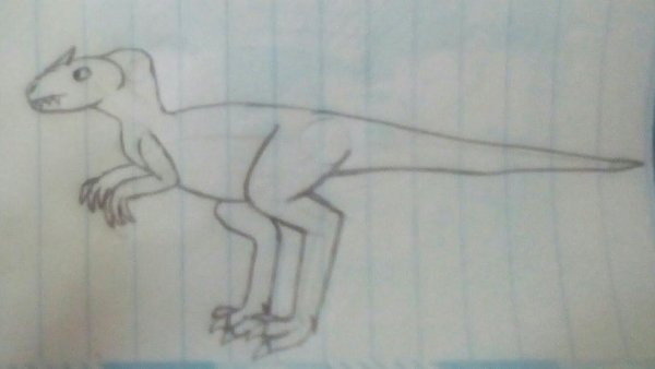 Голова Аллозавра нарисовать