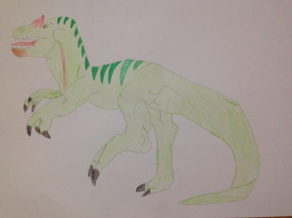 Рисовать Аллозавра