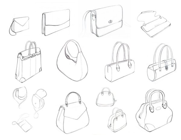 Сумка нарисованная