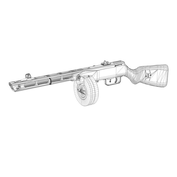 Ppsh41 Soviet Submachine Gun