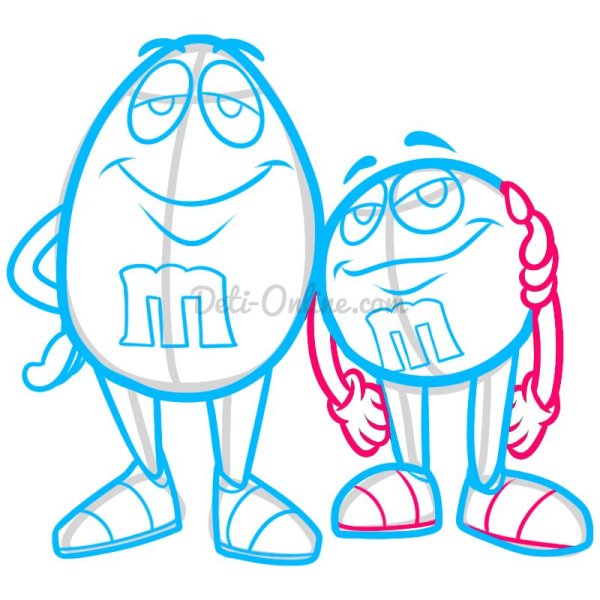 Раскраска Эмемдемс