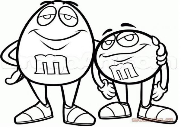 Раскраска Эмемдемс