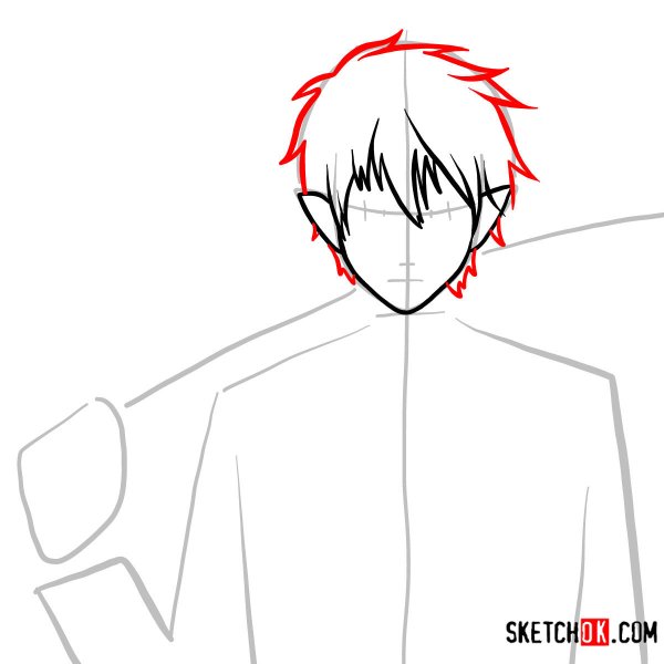 Рин рисовать поэтапно