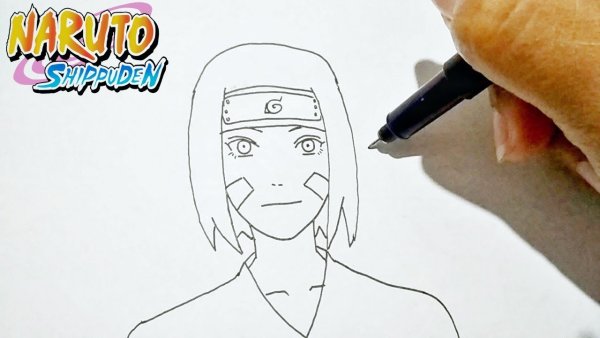 Рин рисунок карандашом перед смертью