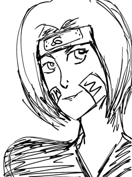 Как нарисовать глаза Рин