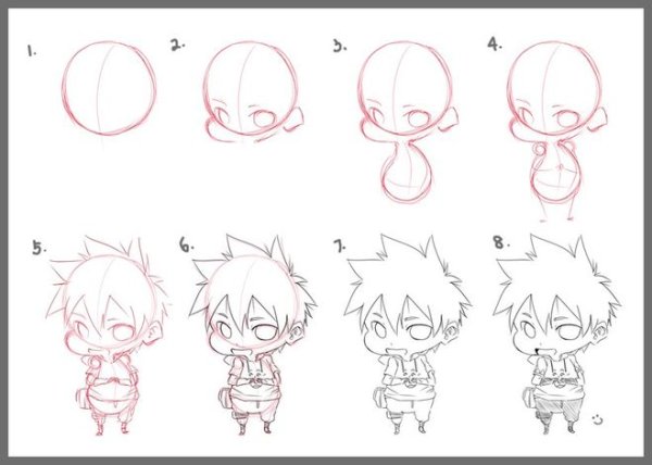 Рин Нохара карандашом