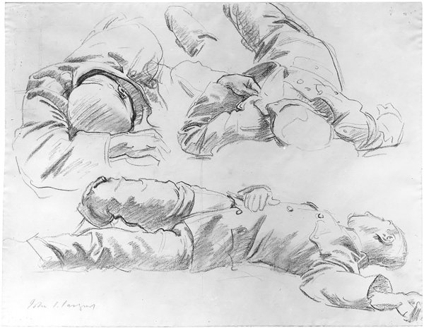 Джон Сингер Сарджент Наброски солдат