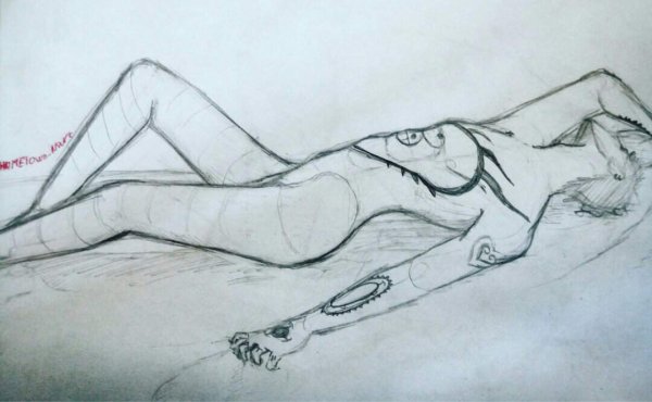 Рисунки для срисовки труп