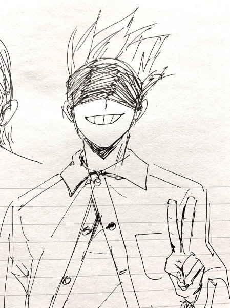 Годжо рисовать