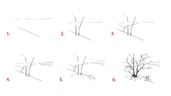Рисование группы геометрических тел