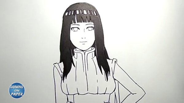 How to draw Hinata