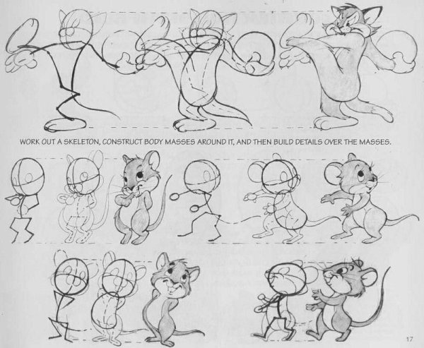 Рисуем поэтапно Диснеевских персонажей